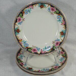 4 Vintage Alfred Meakin UK bread & butter platers